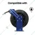 Groz 10m Long 3/8 Inch Oil Medium Pressure Hose Reel (HR/OL/10M/3-8/B)