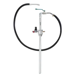 Groz Air Operated Oil Transfer Pump With Steel Suction Tube and Discharge Hose (ATP/1H)