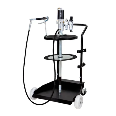 Groz 50:1 Ratio Trolley Mounted Grease Pump Kit for 50-60 Kg Grease Drum (TMK/GP2/A/BSP)
