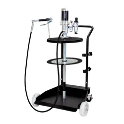 Groz 50:1 Ratio Trolley Mounted Grease Pump Kit for 50-60 Kg Grease Drum (TMK/GP2/A/BSP)