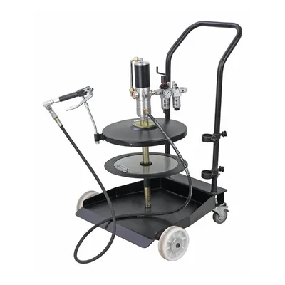 Groz 50:1 Ratio Trolley Mounted Grease Pump Kit for 20-30 Kg Grease Drum (TMK/GP1/A/BSP)