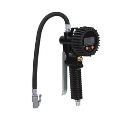 Groz Tyre Inflator Gauge with 2.5 Inch(63 mm) Gauge Diameter for Cars (TIG/D/12/BSP)