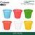 GTC 12" Multi Color Crown Planter Modern Decorative Pots for Stylish Spaces, Home Decoration, Gardens (Pack of 3)(Color-White)