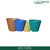 GTC 10" Multi Color Sassy Planter Modern Decorative Pots for Stylish Spaces, Home Decoration, Gardens (Pack of 3)(Color-Yellow)