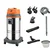 GT Shakti GT-35L 35 Liters Wet and Dry Vacuum Cleaner, 200 mbar Vacuum Suction