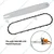 Heavy Duty 18 Inch Guide Bar & Chain For Stihl MS 250 Chainsaw, MS250-052 & MS250-053