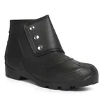 Hillson 200 J Impact Steel Toe Safety Gumboot with High Ankle Button Flap and Hard PVC Sole No Risk