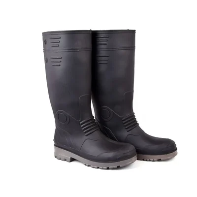 Agarson Survivor Gumboot 15 Inch With PVC Dual Density &  Superior Resistance(Size-6)