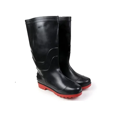 Agarson V-Jordan 16 Inch Gumboot With PVC Dual Density & Superior Resistance(Size-6)