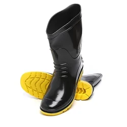 Agarson Bahubali 11 Inch PVC Gumboot Without Steel Toe (Size-6)