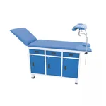 Luft India Li26i CRCA Sheets 1870x560x810 mm Hospital Gyne Examination Couch 3 Drawers 3 Cabinets