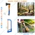 Wadfow Hand Tools Combo of Steel Drop-forged Axe (WHM6312) With 12 Inch Metal Hacksaw Frame (WHF3138)