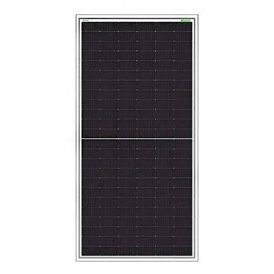 WAAREE TOPCon N-Type Bifacial Solar Panel with 585W, 21.86% Efficiency Utility Commercial Dual Glass 144 Half-Cut Cells