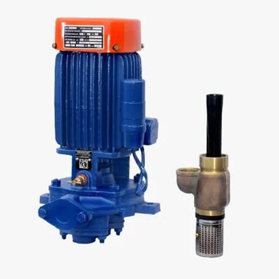 Kirloskar 0.5 HP Single Phase Jet Pump 27m Max. Depth To Low Water Level, 1920 LPH (KJ-05V / 4T6) - 1 Year Warranty