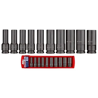 Emtop 10 Pcs 1/2-inch Deep Impact Socket Set (EMSS12102L)