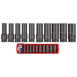 Emtop 10 Pcs 1/2-inch Deep Impact Socket Set (EMSS12102L)