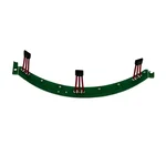 Premium Quality Long Curved Hall Sensor Plate for 250W-1000W BLDC Hub Motors E-Bike Scooter Repair PCB Module - LONG CUR