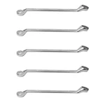 Hamco 5 Pcs 20mm X 22mm Shallow Offset Ring Spanner Set