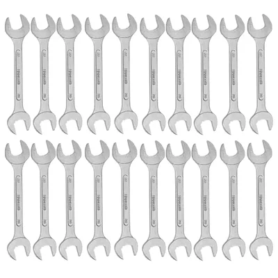 Hamco 20 Pcs 6mm X 7mm Double Open End Spanner Set