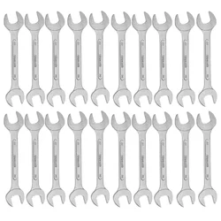 Hamco 20 Pcs 6mm X 7mm Double Open End Spanner Set