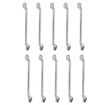 Hamco 10 Pcs 6mm X 7mm Shallow Offset Ring Spanner Set