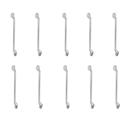 Hamco 10 Pcs 8mm X 9mm Shallow Offset Ring Spanner Set