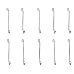 Hamco 10 Pcs 8mm X 9mm Shallow Offset Ring Spanner Set