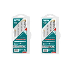 TOTAL 4 PCS SDS Plus Rotary Hammer Drill Bits Set (TACSD1945) - Pack of 2