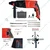 Heavy Duty 26 mm Rotary Hammer Drill with 5kg Demolition Hammer and 13 mm Impact Drill Machine with Accessories Combo