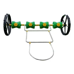 KSNM Direct Paddy Seeder 8-Row Manual Seeder with 20x20 cm Spacing Efficient Rice Planting Agricultural Tool