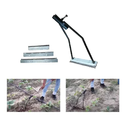 Heavy Duty Hand Weeder with 3 Blades of Size 8, 10, 12 inch Without Handle 