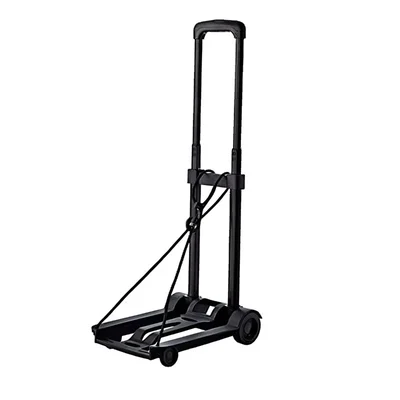 Premium Quality 25 Kg Load Capacity Foldable Luggage Hand Cart Trolley With Telescopic Rod