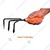Garden Tools Combo Kit of a Hand Cultivator and a Big Hand Trowel | Used for Small Scale Gardening Processes(2 Tools)