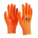 Fortuner PVC Coated Hand Gloves (Orange Colour) For Industrial,Agricultural & General-Purpose Tasks
