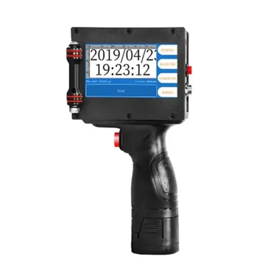 Handheld 25.4 mm Metal Body Inkjet Printer with solvent based Cartridge