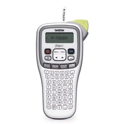 Brothers 12mm Portable ABC Keyboard Non-PC Handheld Thermal Laminated Home Office Label Maker Printer PT-H105