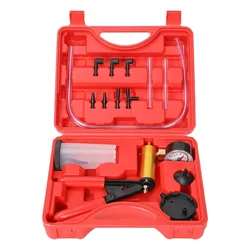 Keaa 16 pcs 2 in 1 Handheld Vacuum Pump and Brake Bleeder Kit Brake System Bleeding Tools