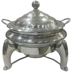Handi Shape 6 Ltr Chafing Dish with Legs, Stainless Steel Body