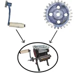 Handle and 26 Teeth Mild Steel Gear(Big) Combo for Noodle Making Machines