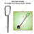 Mild Steel Handle for Single Row Manual Roller Weeder