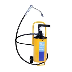 Heavy Duty 5 Kg Hand Operated Grease Pump With Hose, Gun and Wheels