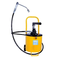 Heavy Duty 6 Kg Hand Operated Portable Bucket Grease Pump With Hose and Gun