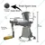 Manual No.9 Hand Crank Citrus Juicer Machine (Orange,Mosambi) with 4 inch Hopper Dia