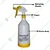 Kisankraft, 1L Hand Operated Garden/Manual Sprayer for Spraying Water and Pesticides
