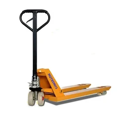 Nutronics 3 Ton Hand Pallet Truck With 200 mm Maximum Lifting Height, Fork Size (L x B)-1150 x 550 mm, 6 Pcs Nylon Wheel
