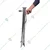 Stainless Steel Hand Push Vegetable Transplanter, Flowers and Bud Transplanter of 7 cm Diameter and 6 inch Opening