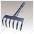 Concorde 6-Teeth Mild Steel Hand Rake, Used for Garden Weeding, Cultivating & Leveling Soil