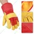 Hand Safety Rigger Gloves - Soft Cow Grain Leather for Ultimate Durability and Comfort Pack of 2 Pairs