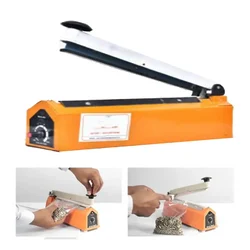 HEHS-500, 20 inch Hand Sealing Machine for Plastic Pouch Packing I Portable Hand Sealer with 2 Transformers