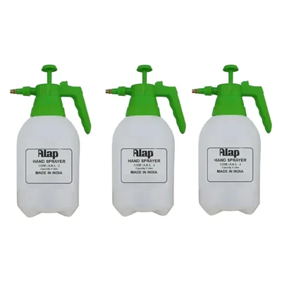 Alap Hand Sprayer with 2 Litre Tank Capacity for Household, Garden and Sanitation Purposes (Pack of 3)